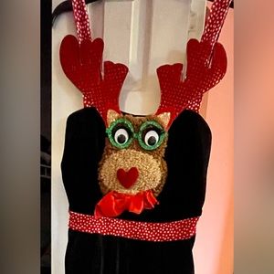 NWT reindeer Christmas holiday party jumpsuit Medium